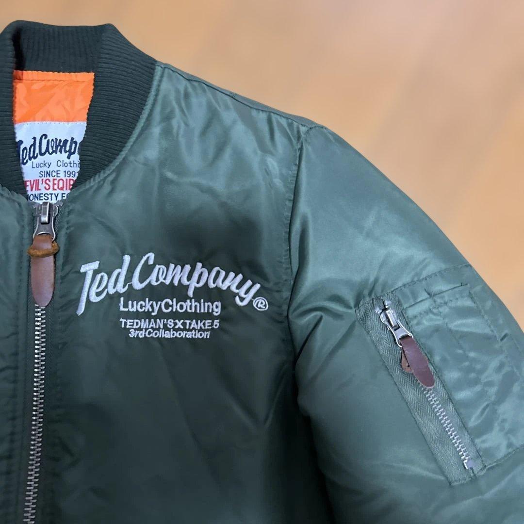 し*ん様 Ted Company MA-1ジャケット オリーブグリーンLサイズ