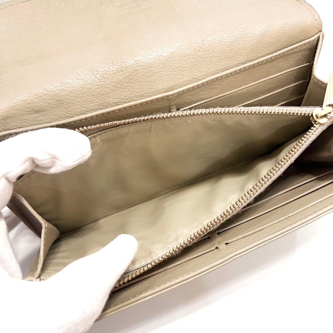 ルイヴィトン マヒナ ポルトフォイユ イリス 長財布 ベージュ M58088