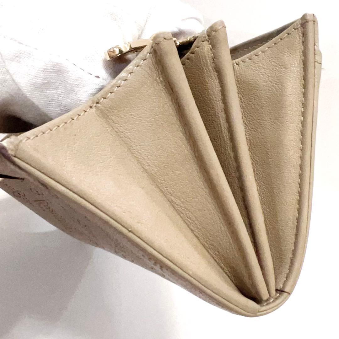 ルイヴィトン マヒナ ポルトフォイユ イリス 長財布 ベージュ M58088