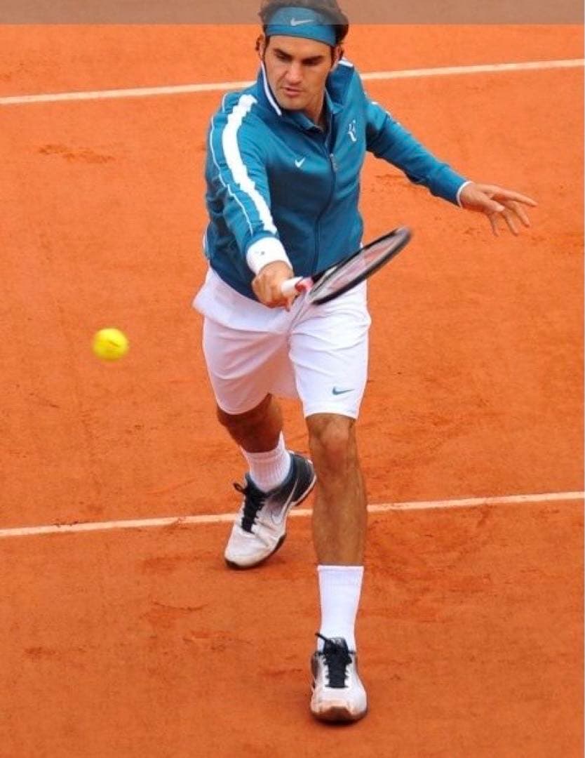 海外モデル 希少！】フェデラー ナイキ 2010年全仏 n98 RFジャケット