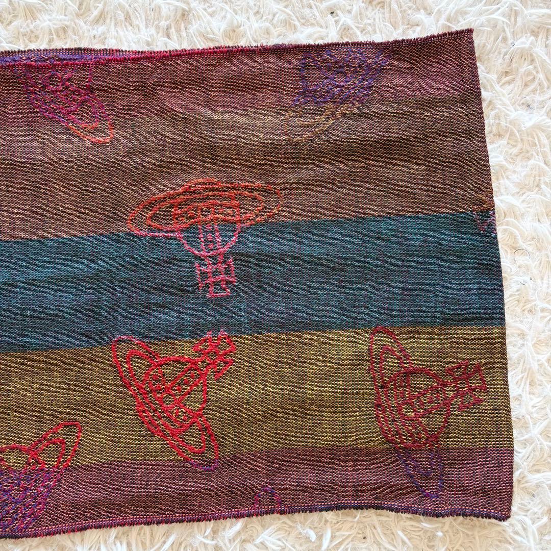 Vivienne Westwood ストール ジャガード オーブ マルチカラー