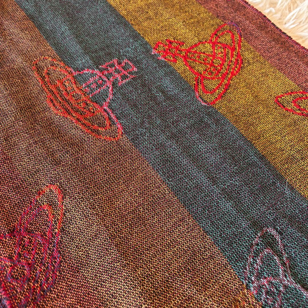 Vivienne Westwood ストール ジャガード オーブ マルチカラー