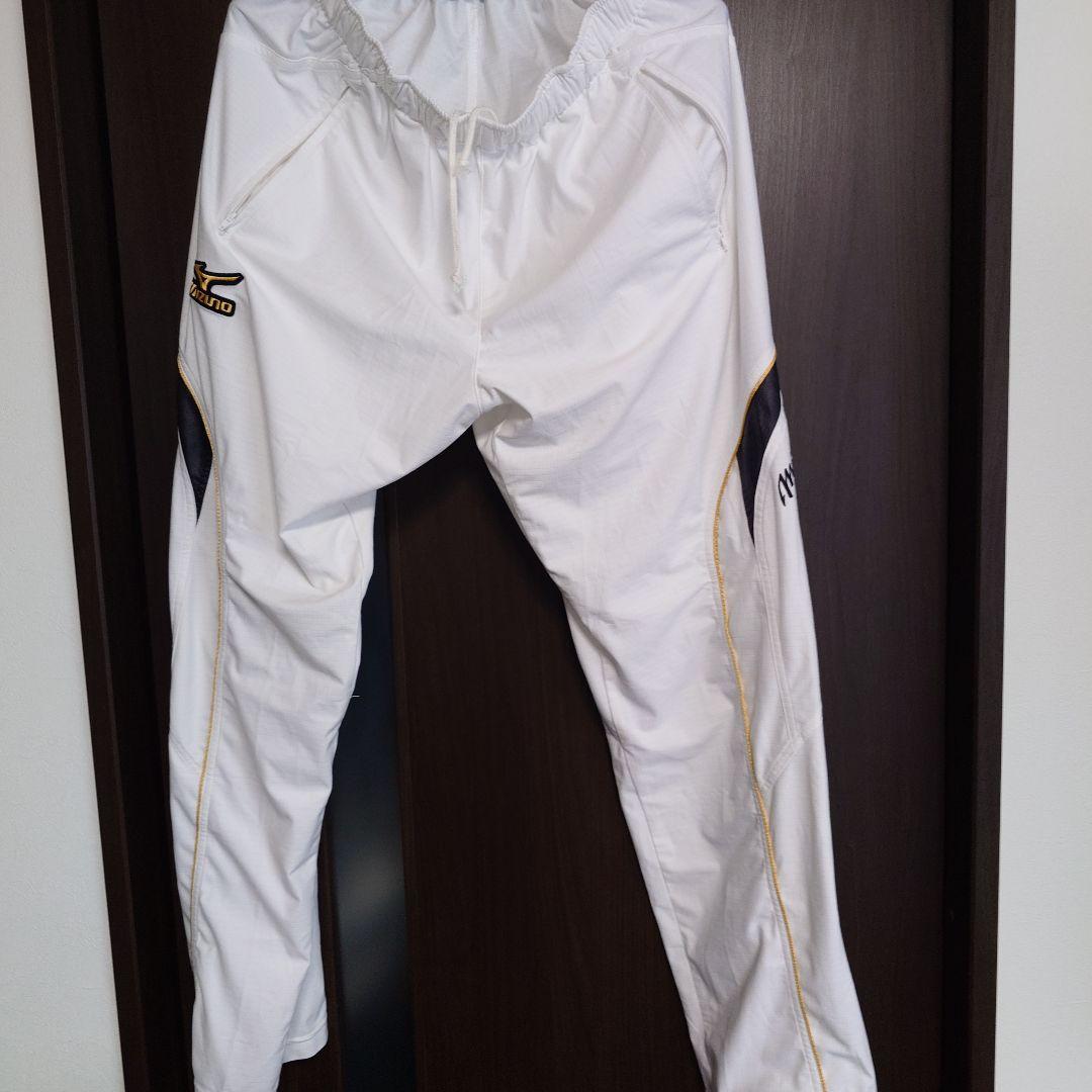 美品 薄手 MizunoPro ホワイトジャケット・パンツセットアップ