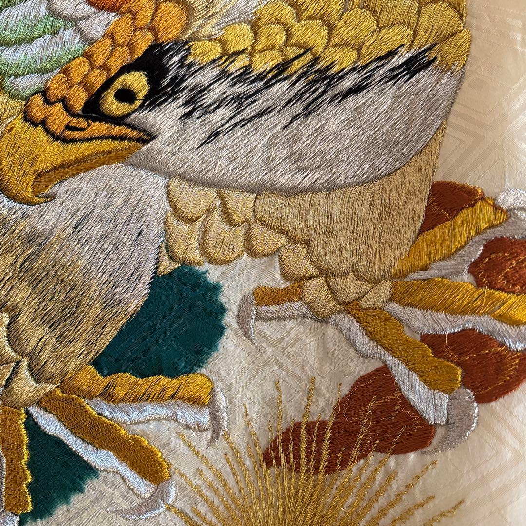 No.10 正絹 総刺繍 男の子お祝い着 長襦袢 七五三 のしめ - メルカリ