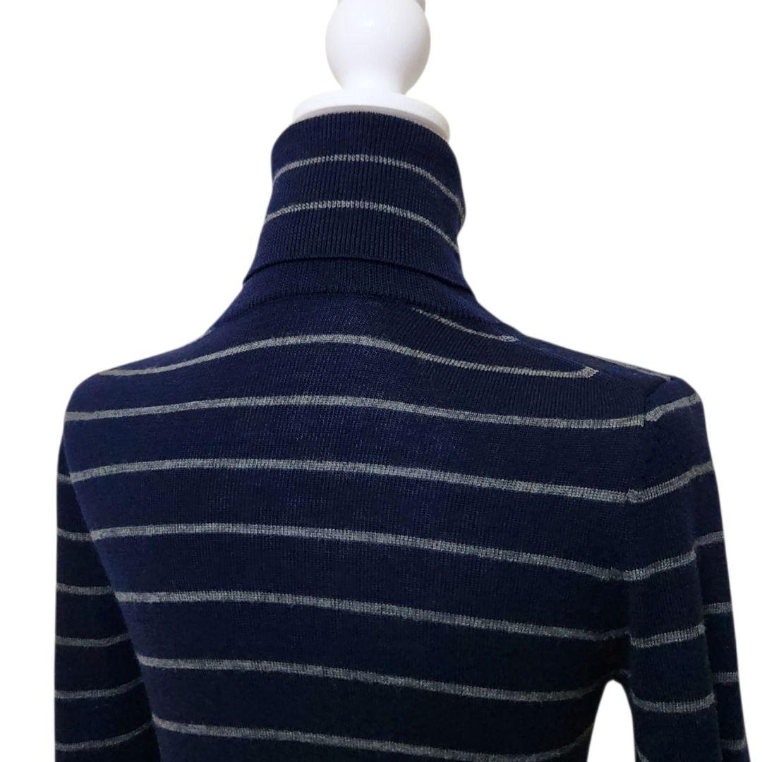 【美品】sacai 変形 ドッキング ニットワンピース ボーダー 日本製 2