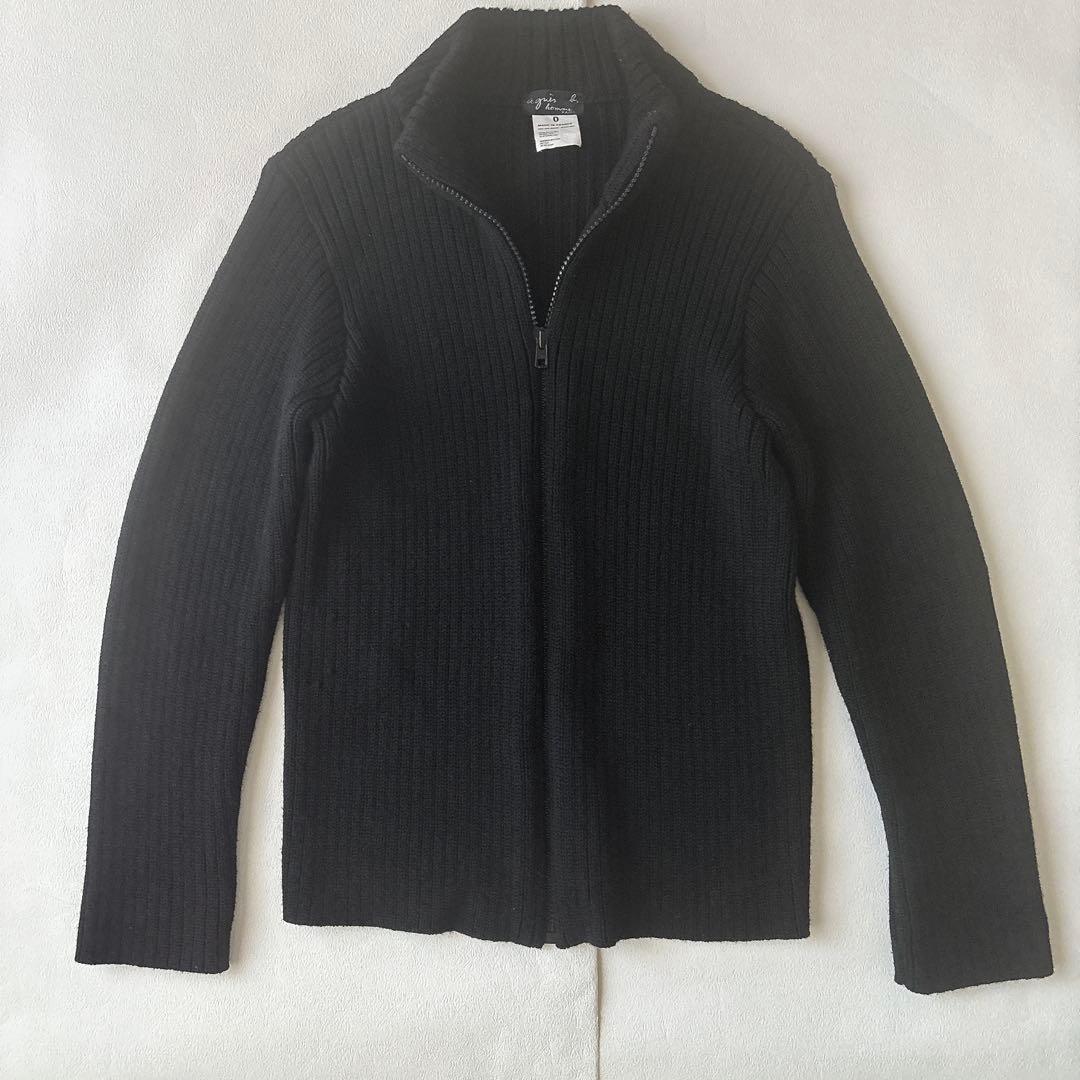 ク*み様 【美品】フランス製 アニエスベーオム 　ドライバーズニット　メリノウー