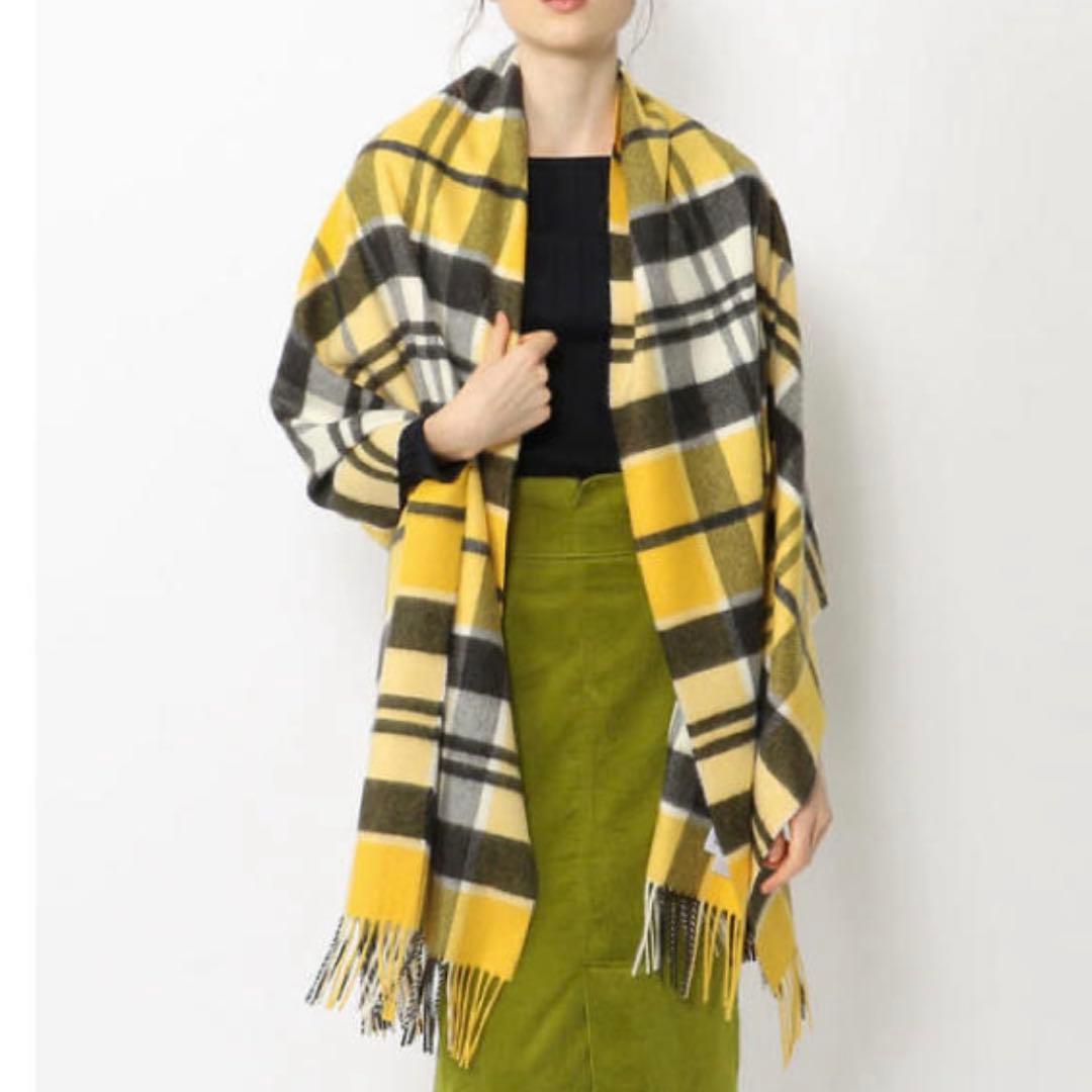 希少 Johnstons カシミヤストール トゥモローランド40周年記念★大判