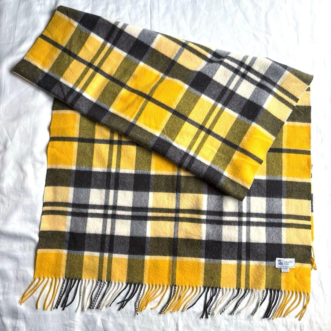 希少 Johnstons カシミヤストール トゥモローランド40周年記念★大判