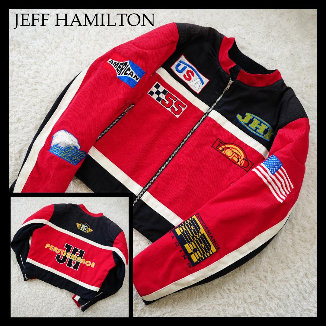 【良品】JEFF HAMILTON　ジェフハミルトン　中綿レーシングジャケット