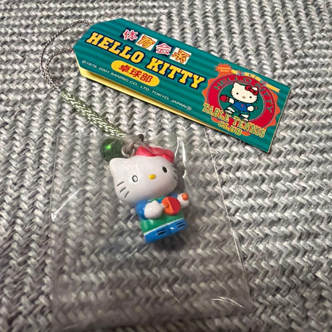 激レア☆体育会系 野球部 ストラップ 根付☆ご当地キティ ハローキティ