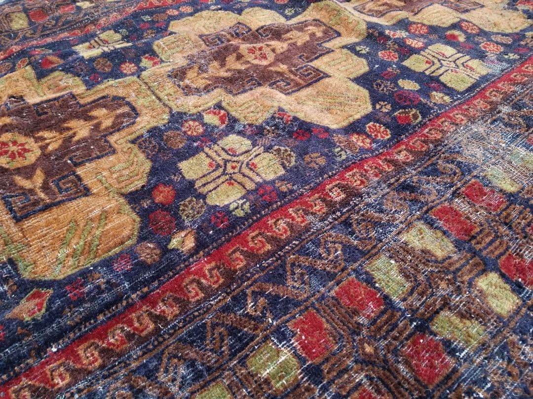 トライバルラグ　アフガニスタン　アフガンラグ　アンティーク