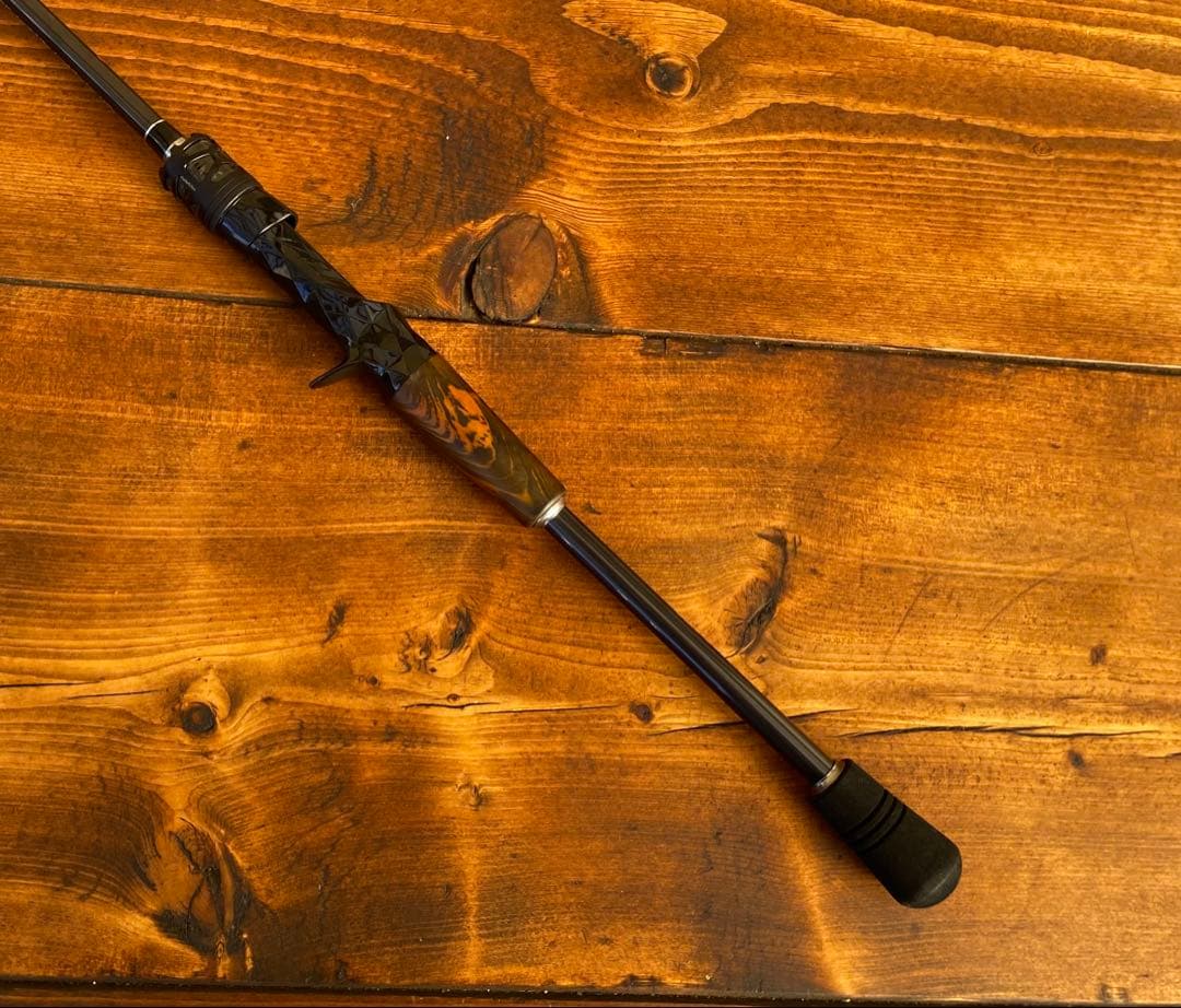 ベイトロッド C702ML バスロッド バス釣り トラウト ウッドグリップ