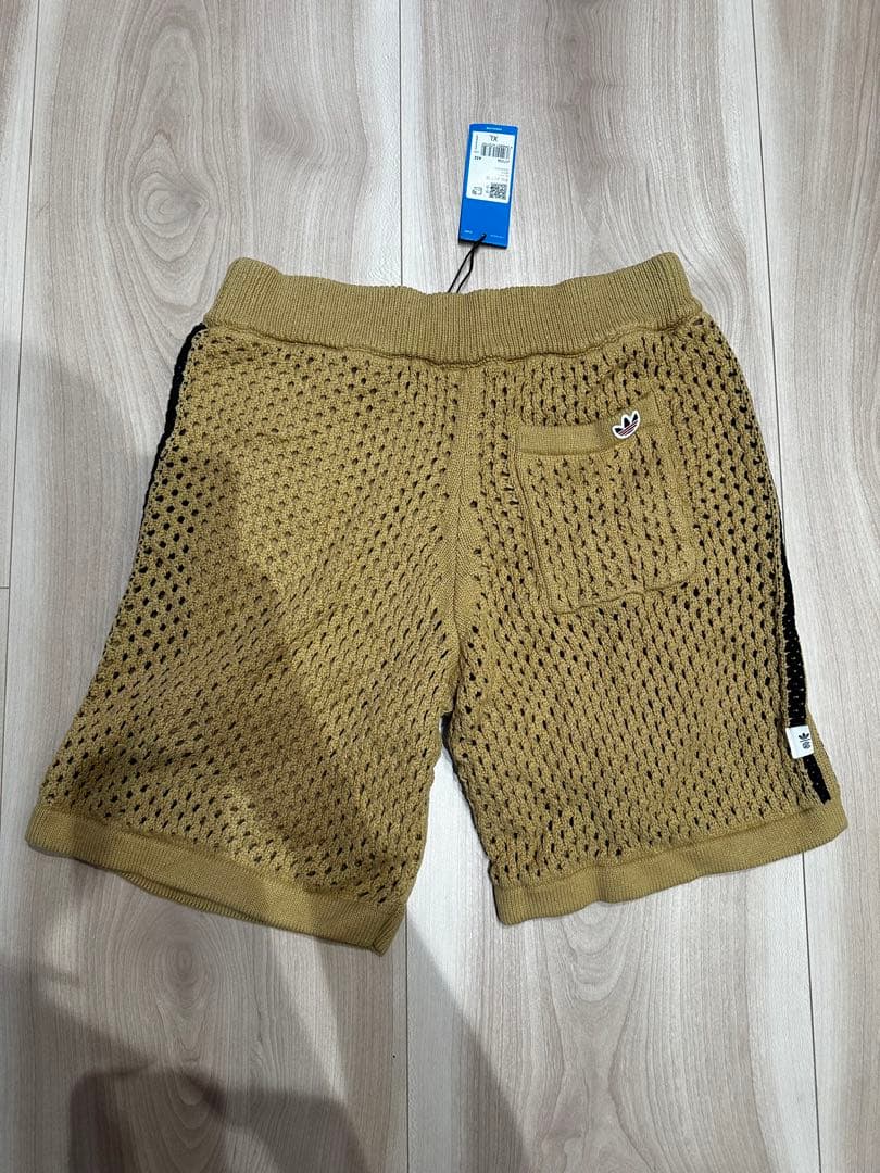 アディダス x clot メッシュジャージ セットアップ ベージュ XL