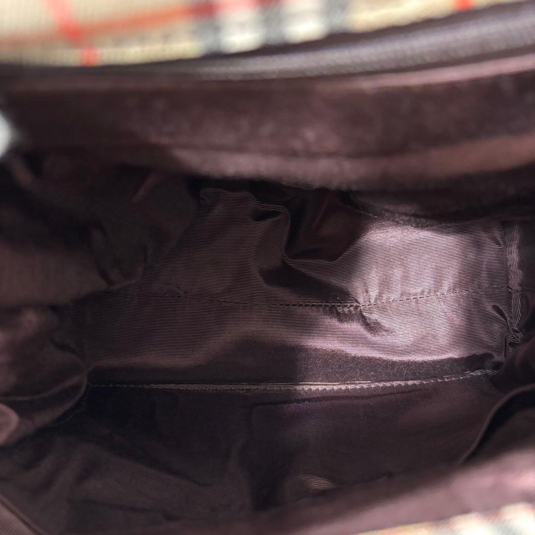 【美品】 バーバリー リュック ノバチェック ゴールド 金具 シャドウホース