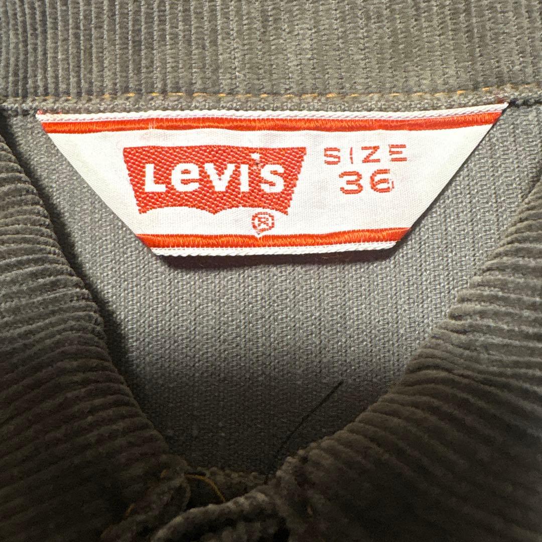 リーバイス　70s アメリカ製　70505 コーデュロイジャケット　サイズ36