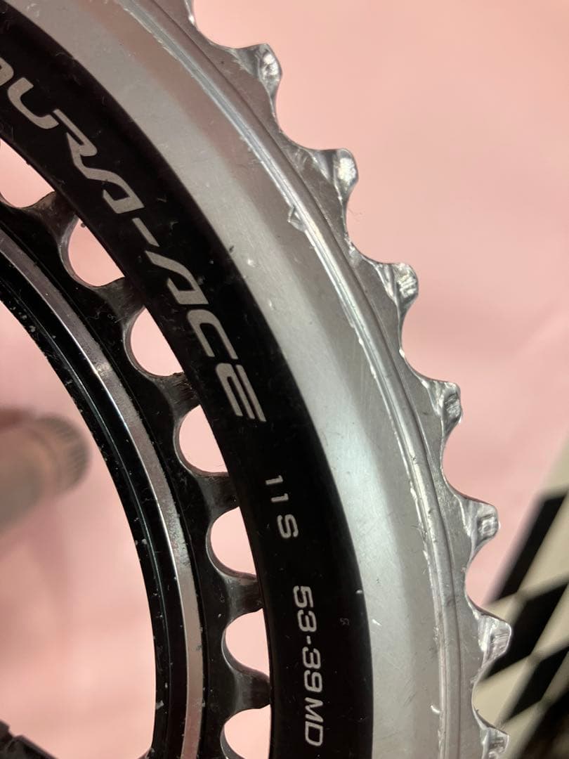 FC-9000クランクセット　右側のみパイオニアペダリングモニター（ジャンク）