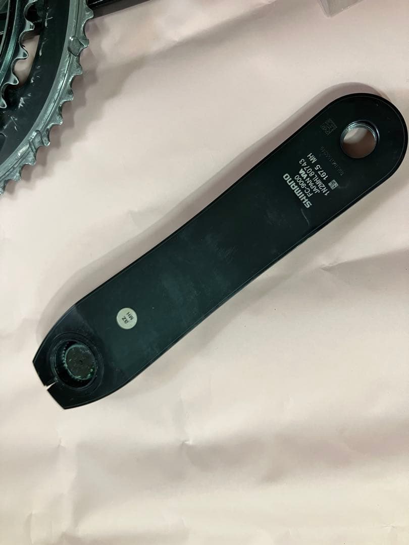 FC-9000クランクセット　右側のみパイオニアペダリングモニター（ジャンク）