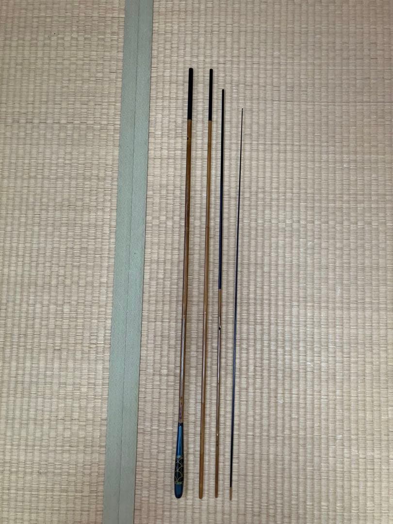 ヘラ竿　紀州ヘラ竿　魚集英雄作　天至一本作り 高野竹　10.1尺