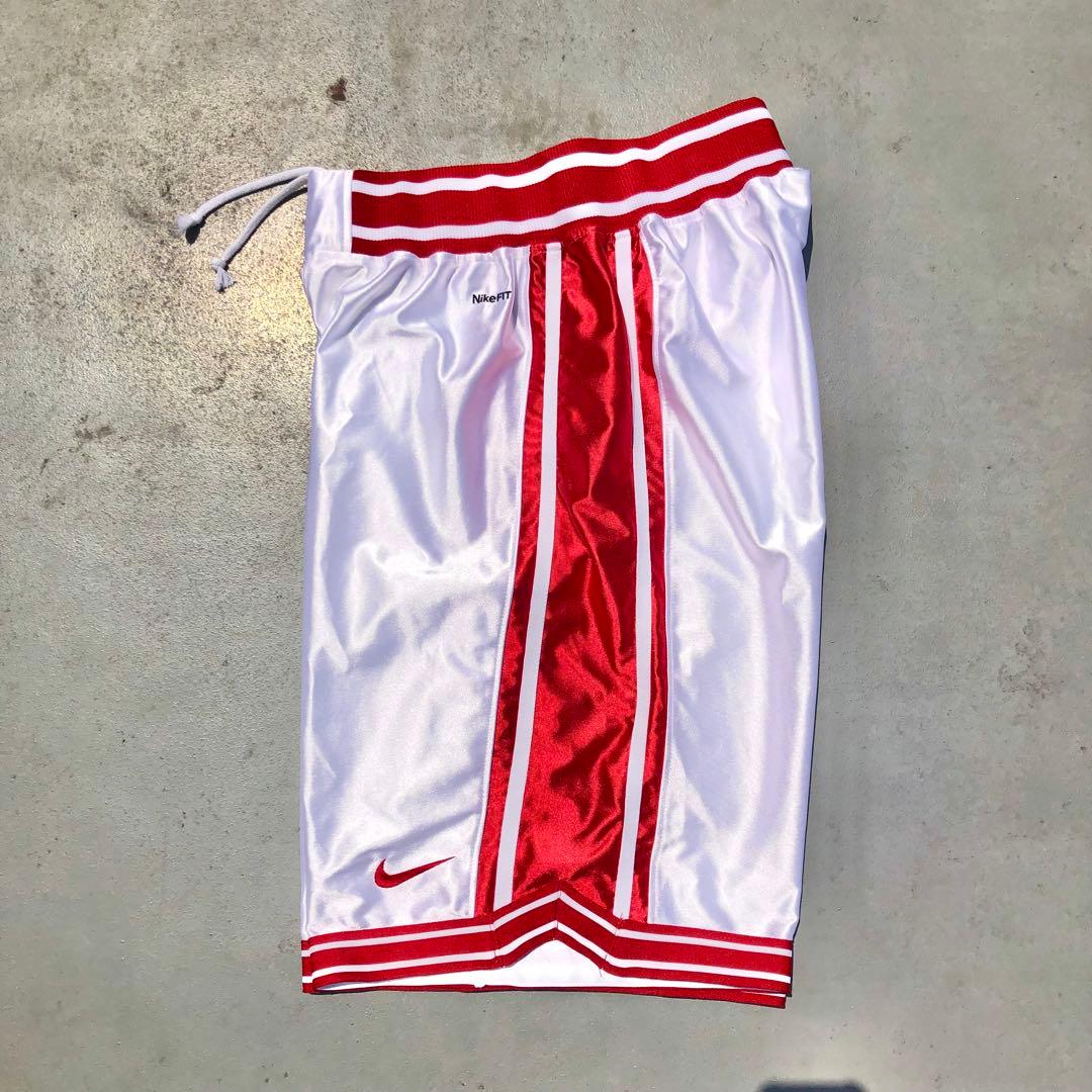 nike ナイキ バスケットボール ハーフパンツ Lサイズ ホワイト レッド
