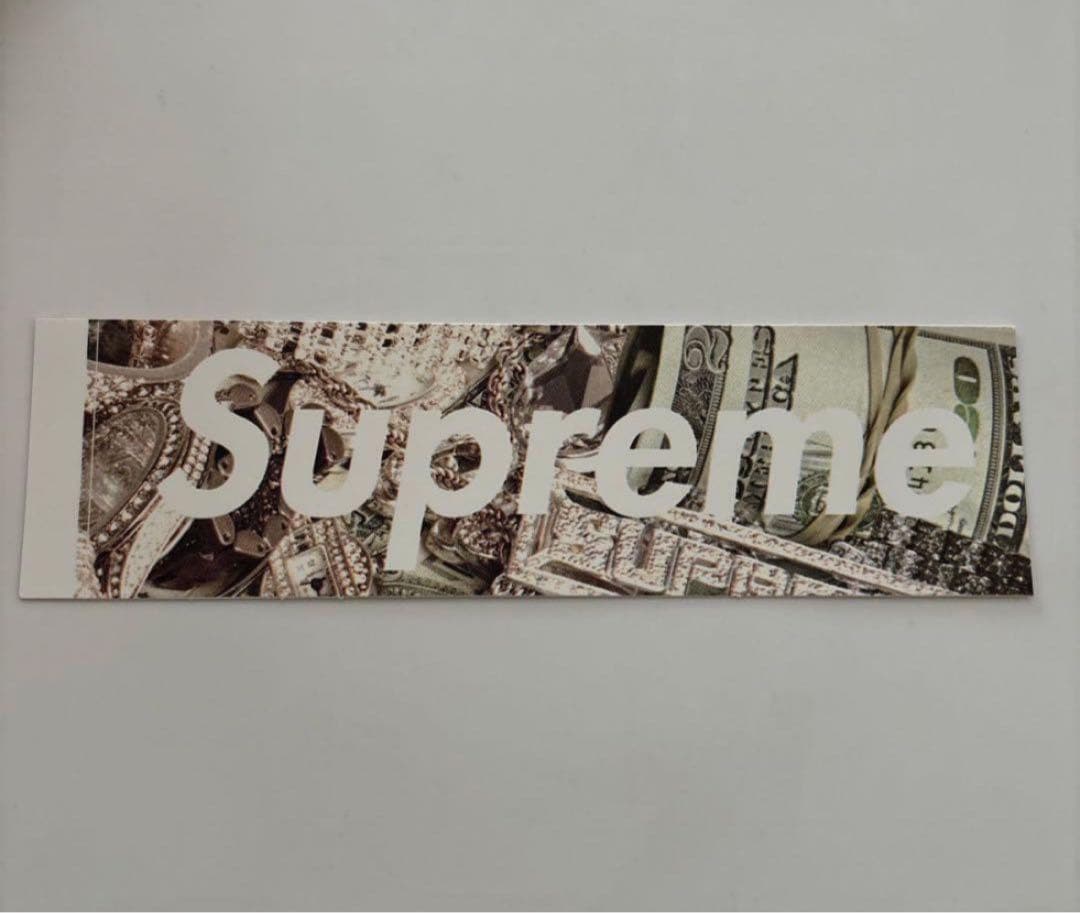 激安価格】supreme BOXロゴ ステッカー Bling ドル札 人気商品 - メルカリ