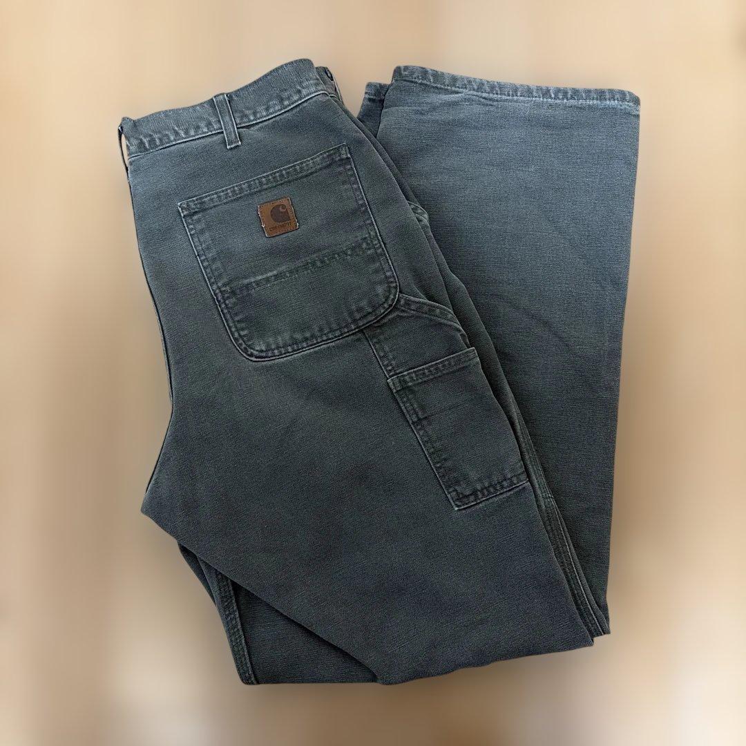 神サイズ carharttカーハート ダック地ペインターパンツ ￼MOS W34