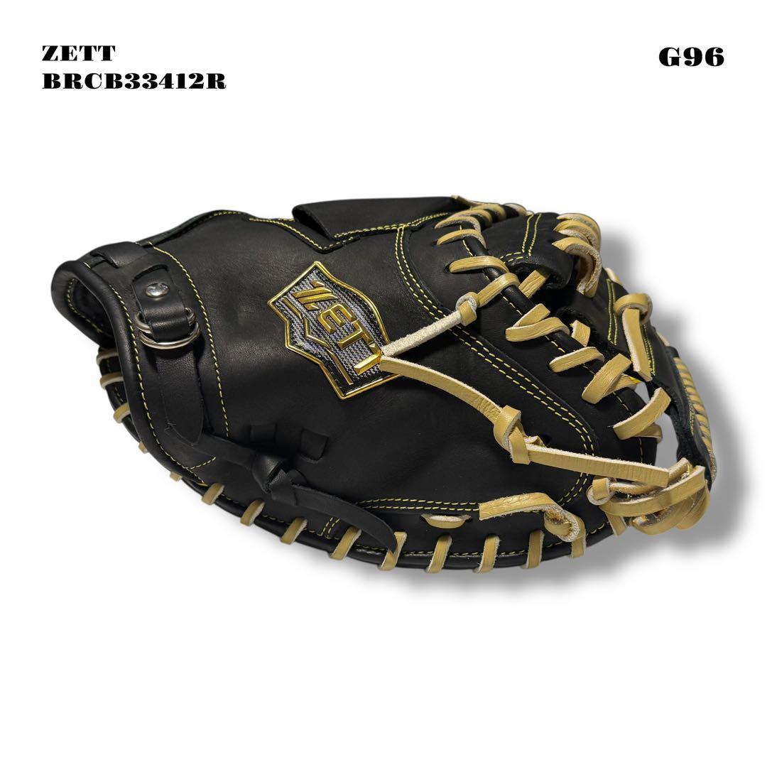 未使用品！ ZETT ゼット キャッチャー ミット 右投げ用 LH 軟式 捕手