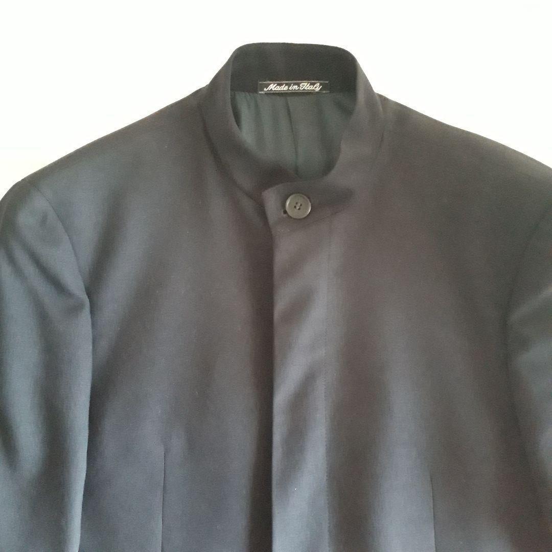 アルマーニ コレツォーニ スタンドカラー ジャケット 46 ネイビー