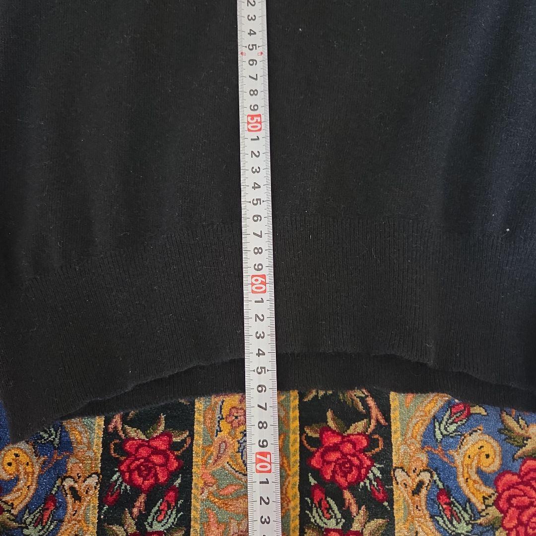 DUNHILL ・ブラック・カシミア・タートルネック セーター