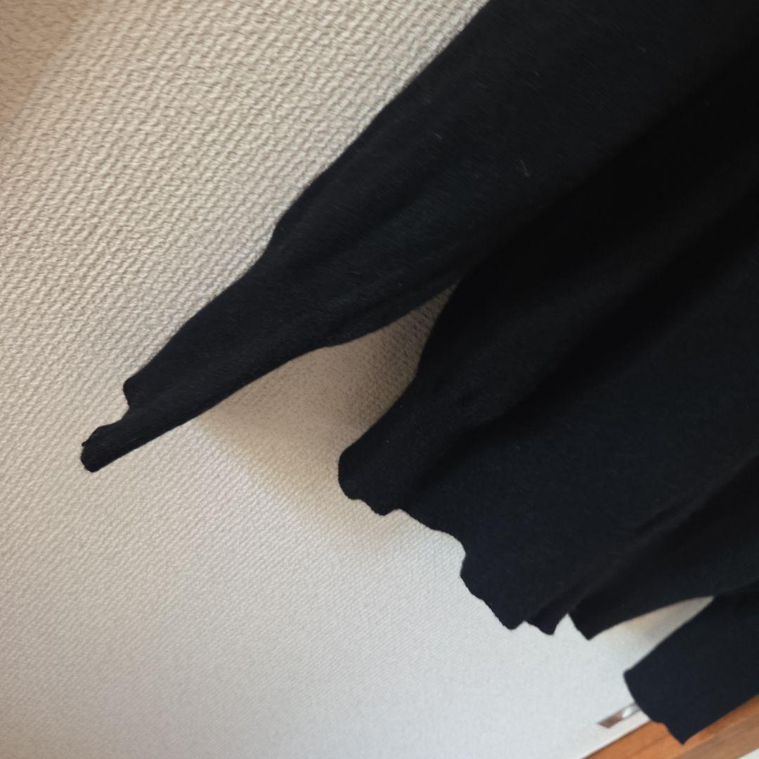 DUNHILL ・ブラック・カシミア・タートルネック セーター