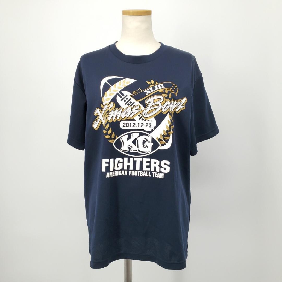c【レア】関西学院高等部 アメフト部 FIGHTERS Tシャツ KG L - メルカリ