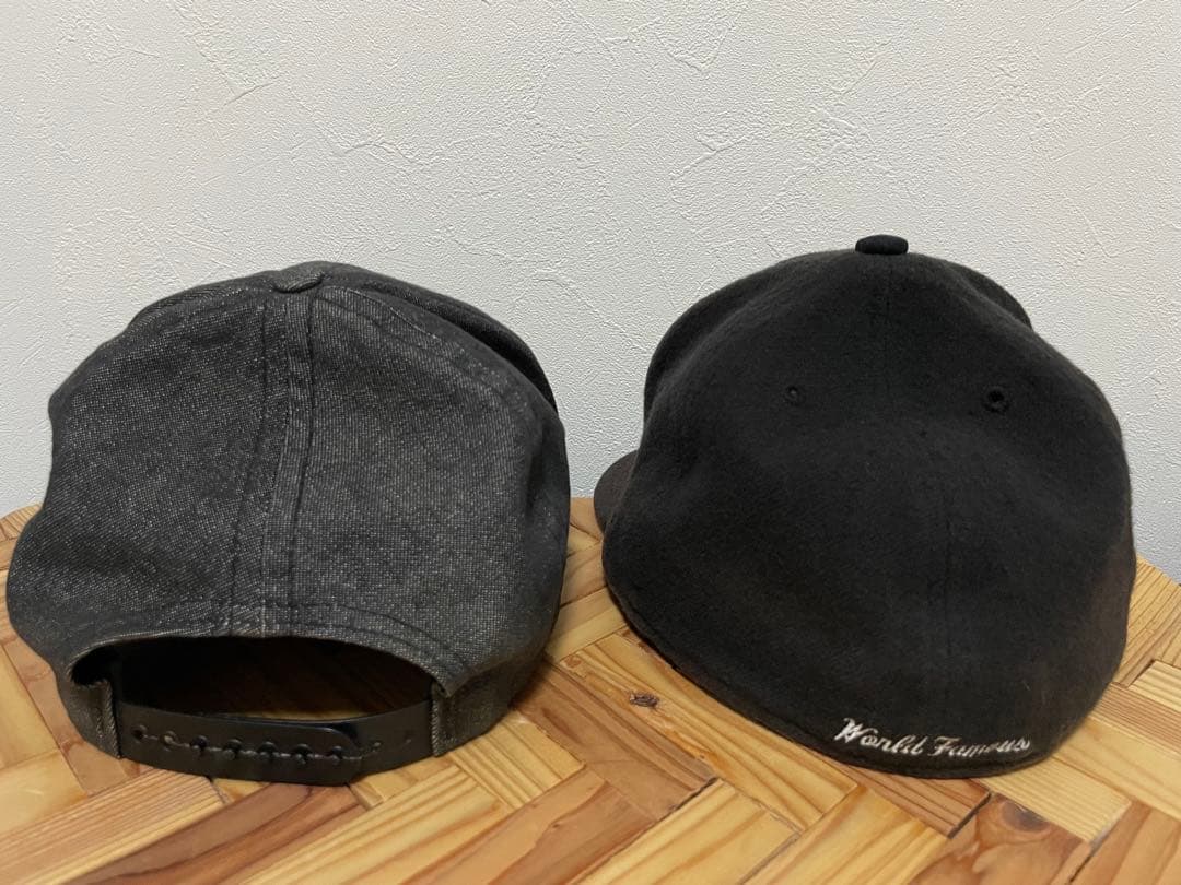 Supreme キャップ 2点セット ブラック