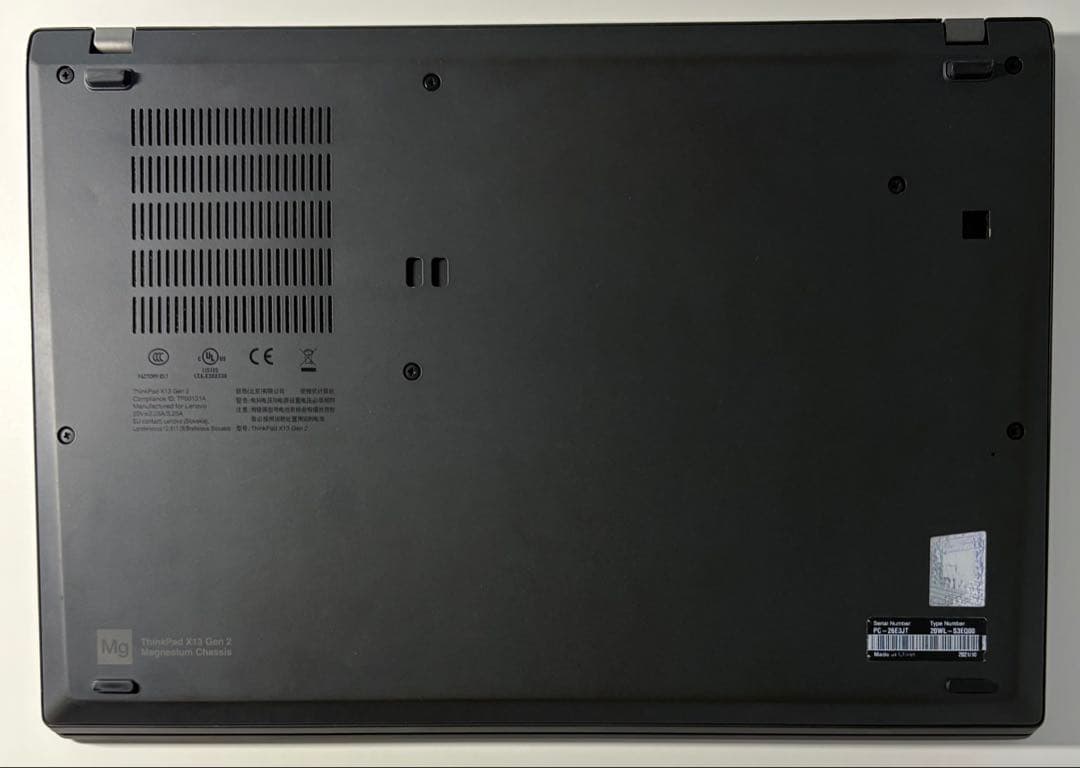 ThinkPad X13Gen2 i5メモリ16GB ⭐️バッテリー85%美品