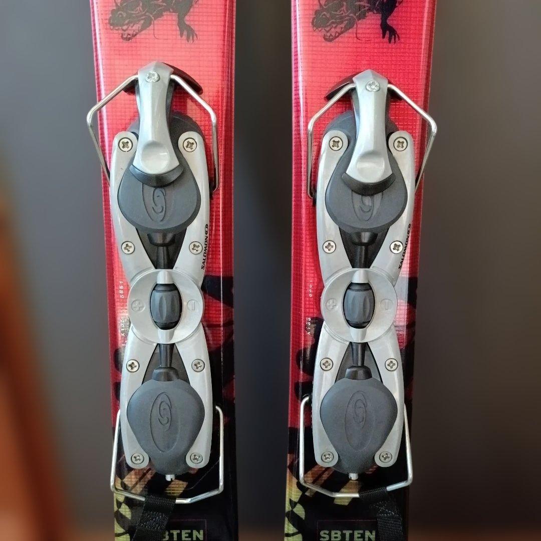 SBTEN スキー板 赤/黒 ドラゴンデザイン 2026年最新】サロモン