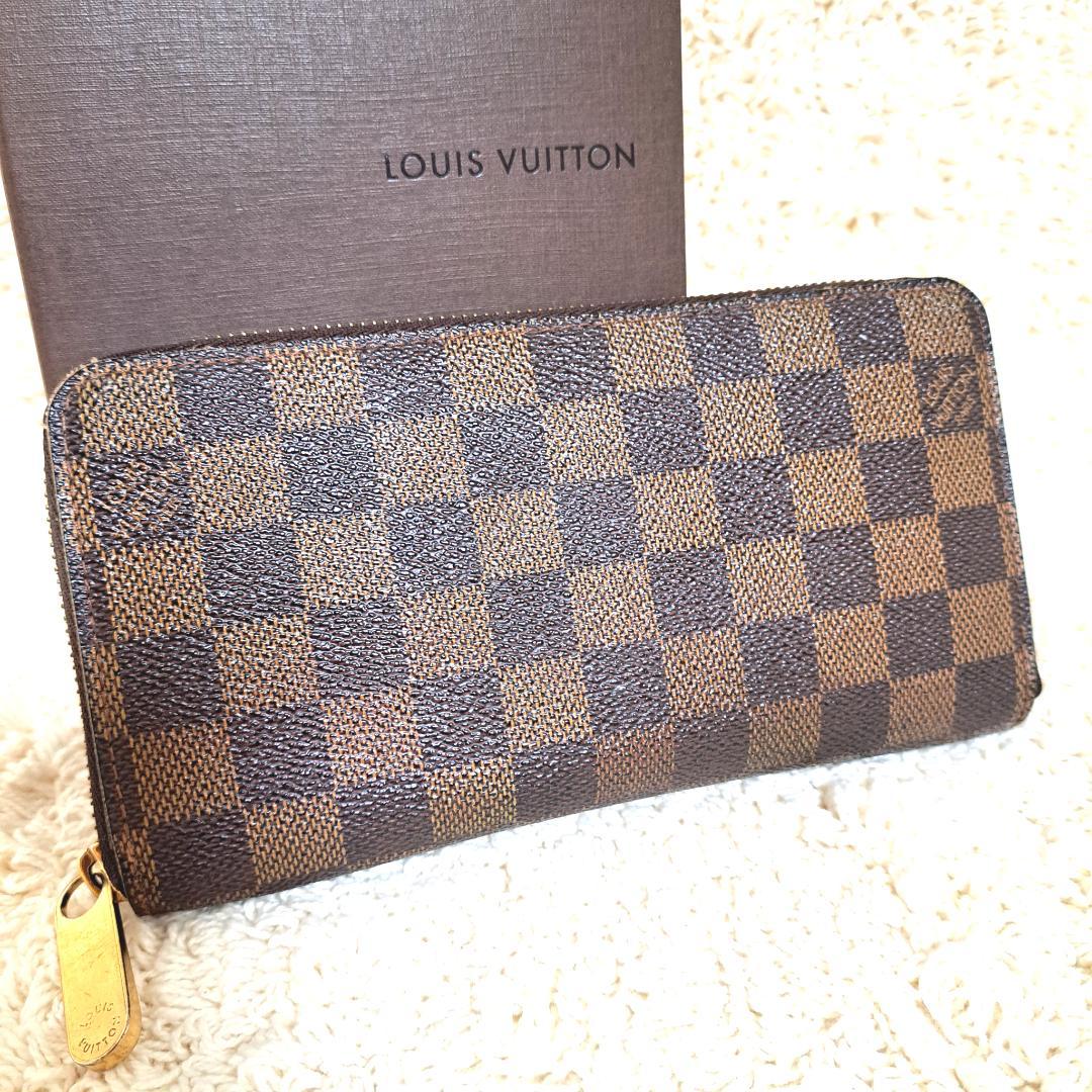 美品】ルイヴィトン ダミエ ジッピーウォレット ラウンドファスナー 長財布