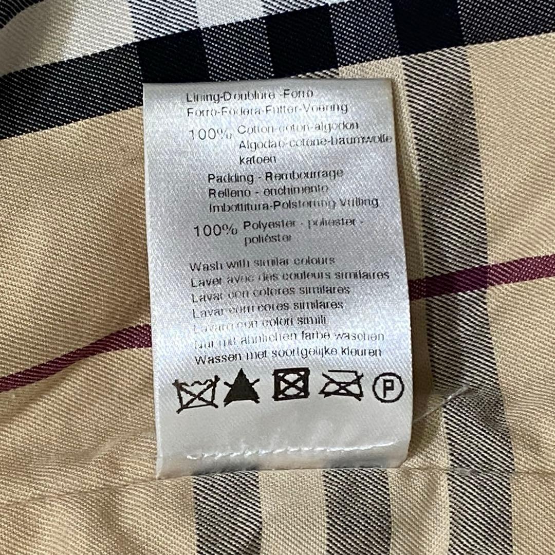 バーバリー　チルドレン ダッフルコート ピンク ノバチェック　カシミヤ混　100