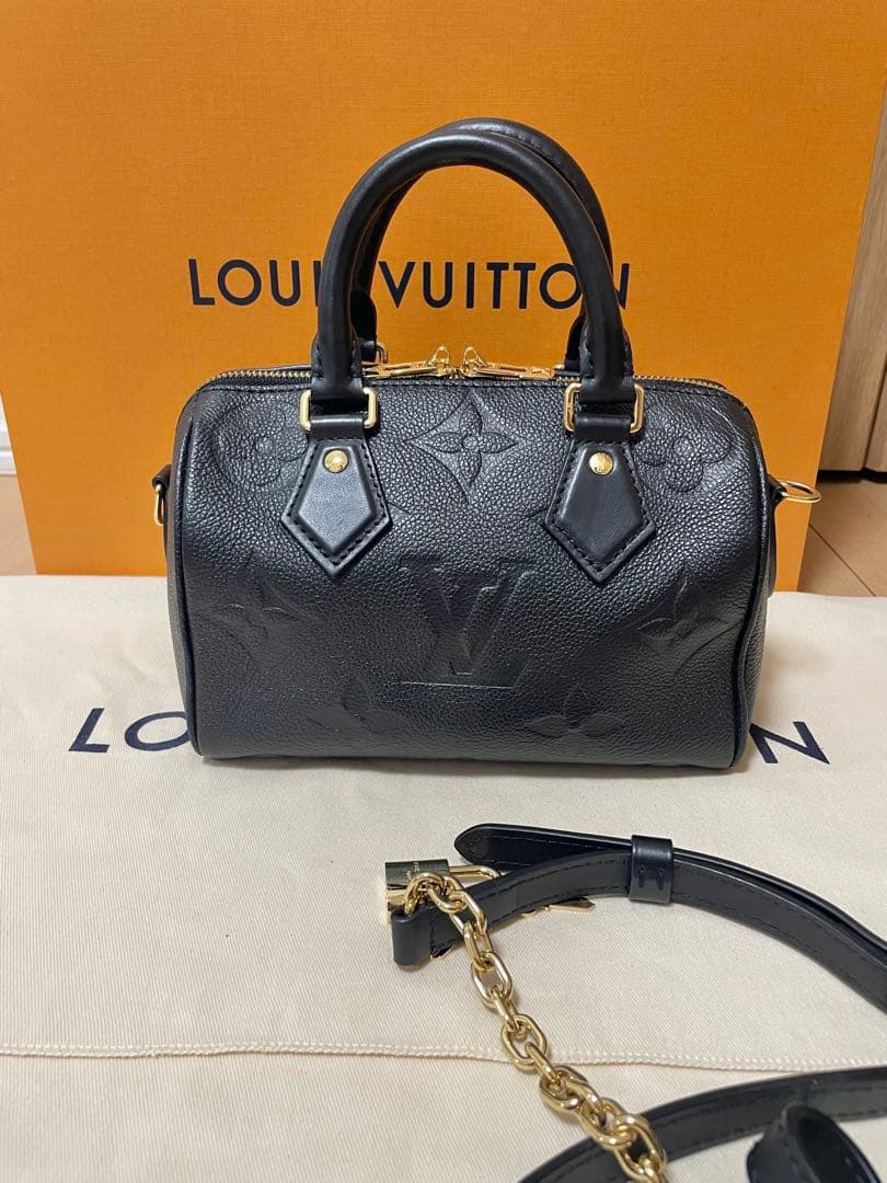 RFID 正規品 ルイヴィトン スピーディ20 バンドリエール アンプラント