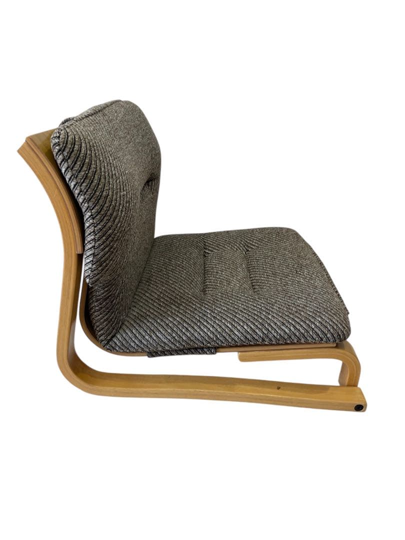 徳島県立工業技術センター 新日本木工 曲木 低座椅子 胡坐楽座