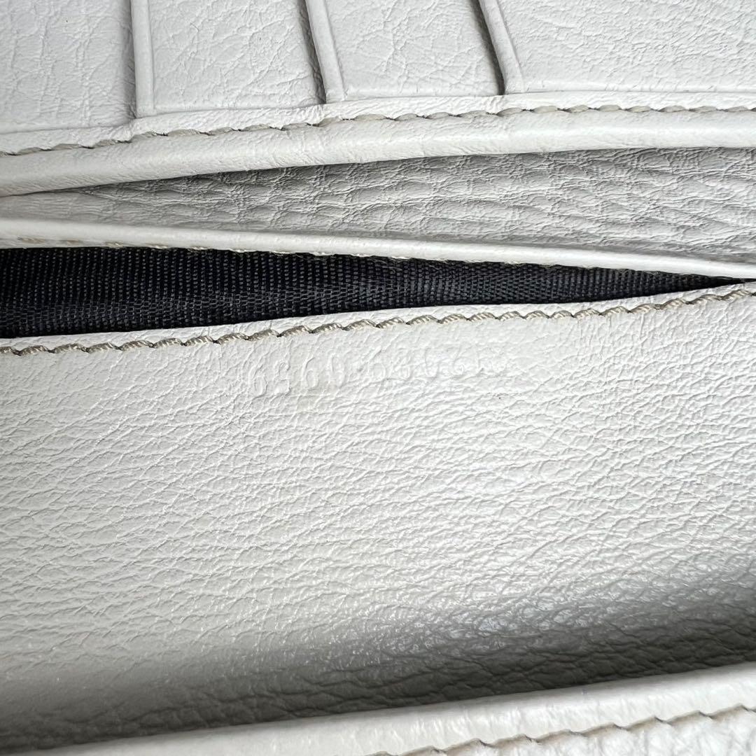 GUCCI GGキャンバス GG柄ゴールド金具 長財布 Wホック