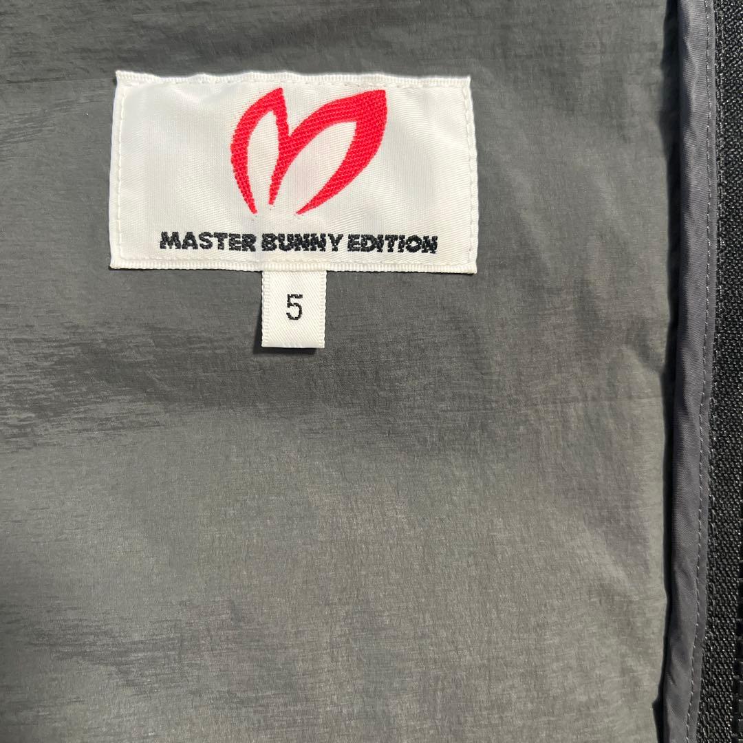マスターバニー　切り替え　メンズブルゾン　グレー　サイズ5 美品