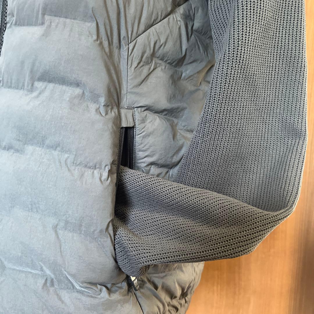 マスターバニー　切り替え　メンズブルゾン　グレー　サイズ5 美品