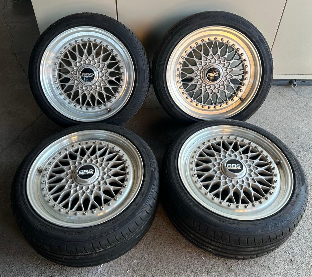 BBS RS 17インチ 8J 9J +35 ④ F102814480 - タイヤ・ホイール送料