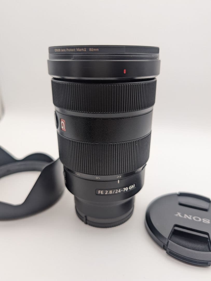 SONY FE 24-70mm F2.8 GM ズームレンズ フィルター付