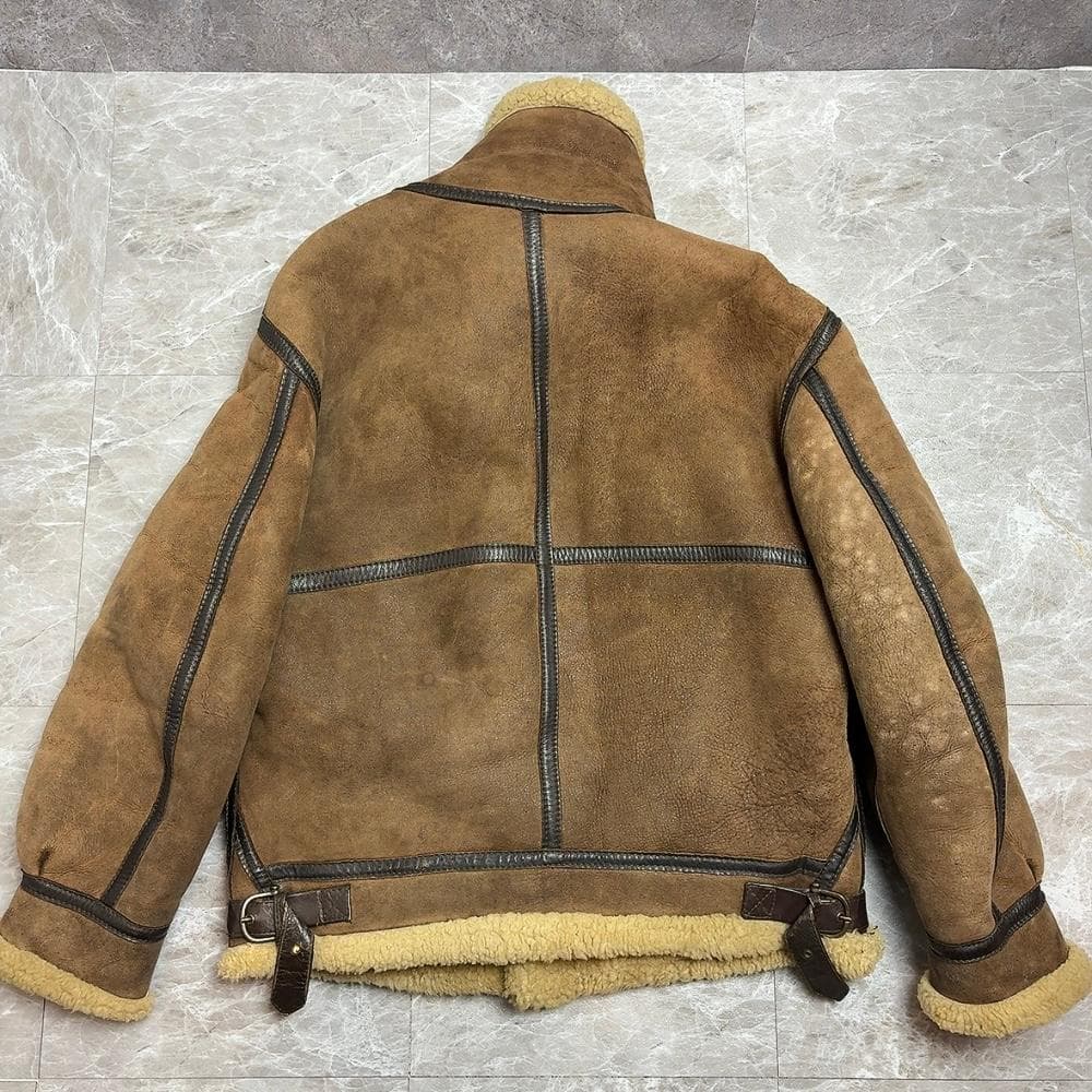 名作 80s B-3 Flight Jacket M ムートンジャケット ボア