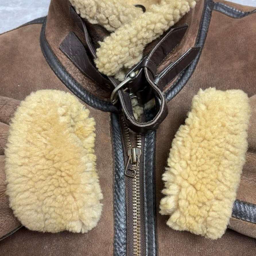 名作 80s B-3 Flight Jacket M ムートンジャケット ボア