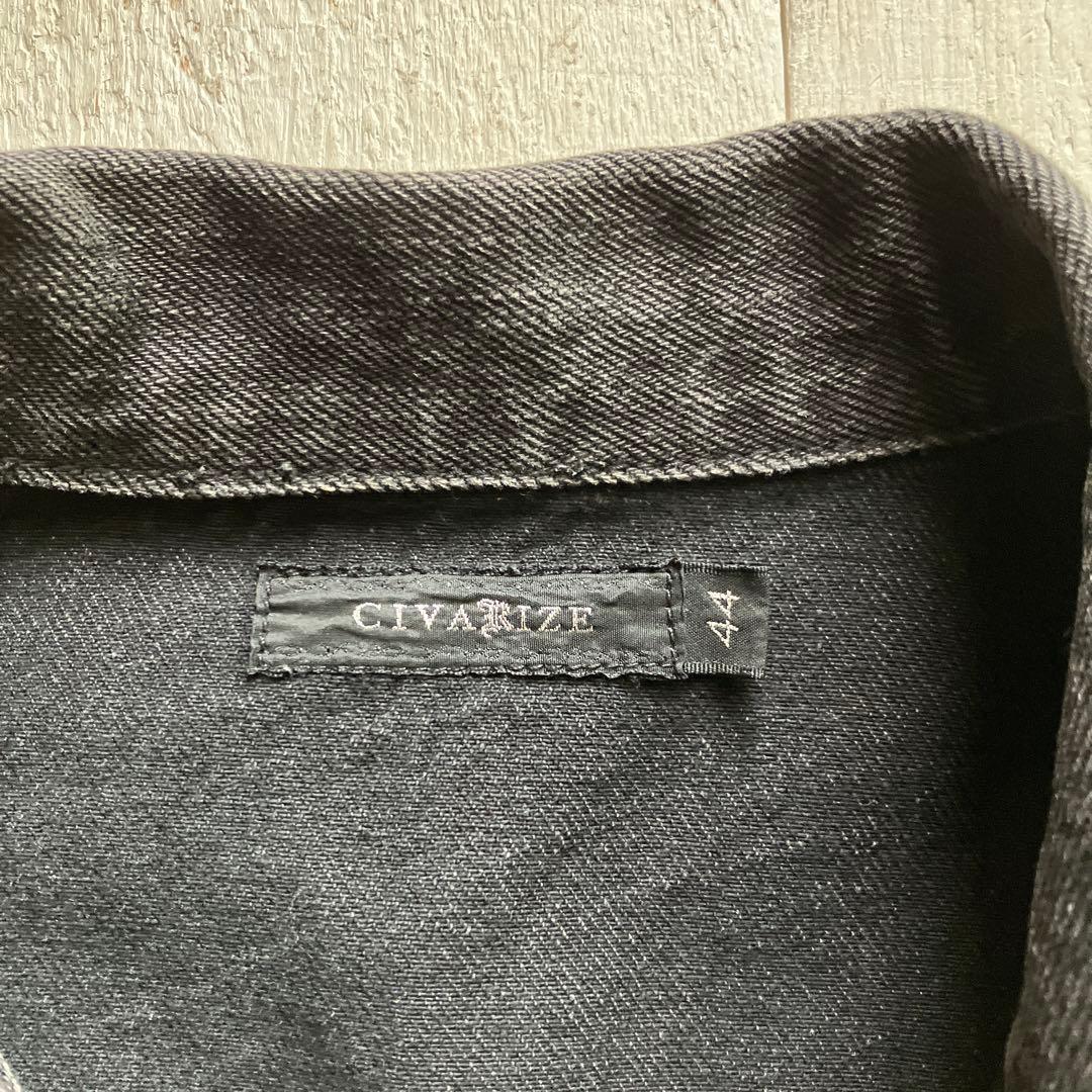 シヴァーライズ デニムジャケット 44 ブラック