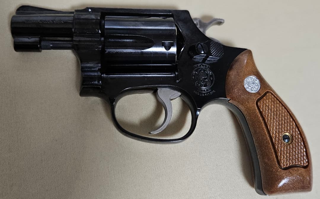 タナカ S&W Model 36 ガスガン スティールジュピターフィニッシュ仕様