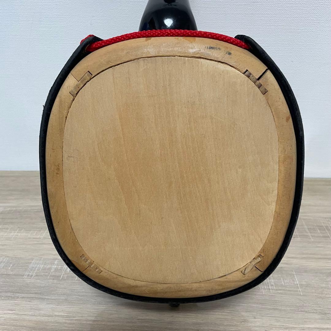沖縄三線 本蛇皮 三味線 胴巻き 和楽器　★ソフトケース付き★