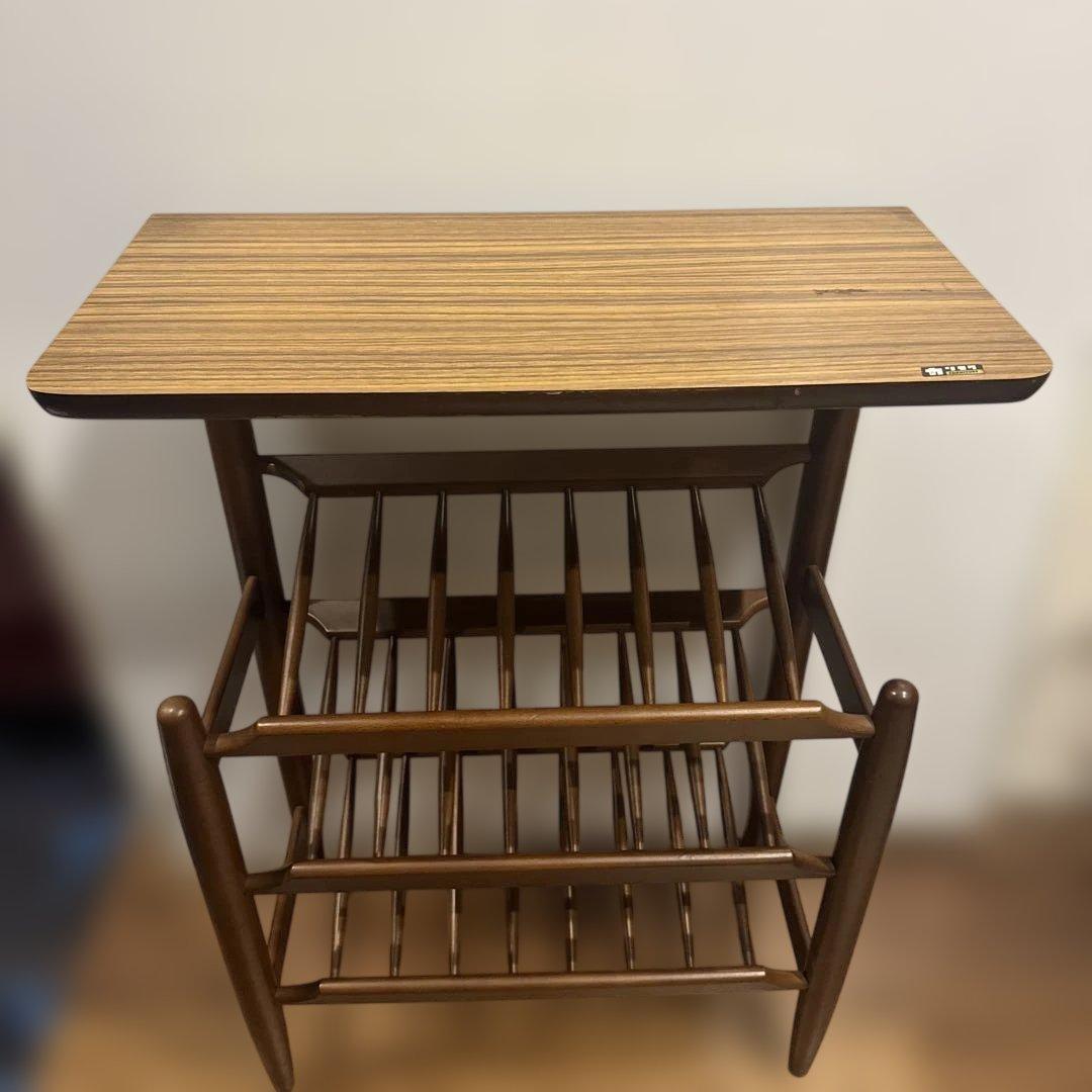 オールド カリモク スリッパラック マガジンラック シェルフ Karimoku