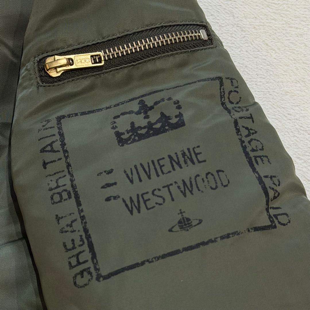 ヴィヴィアンウエストウッドマン MA-1 ライダース 変形 アシメ 立体