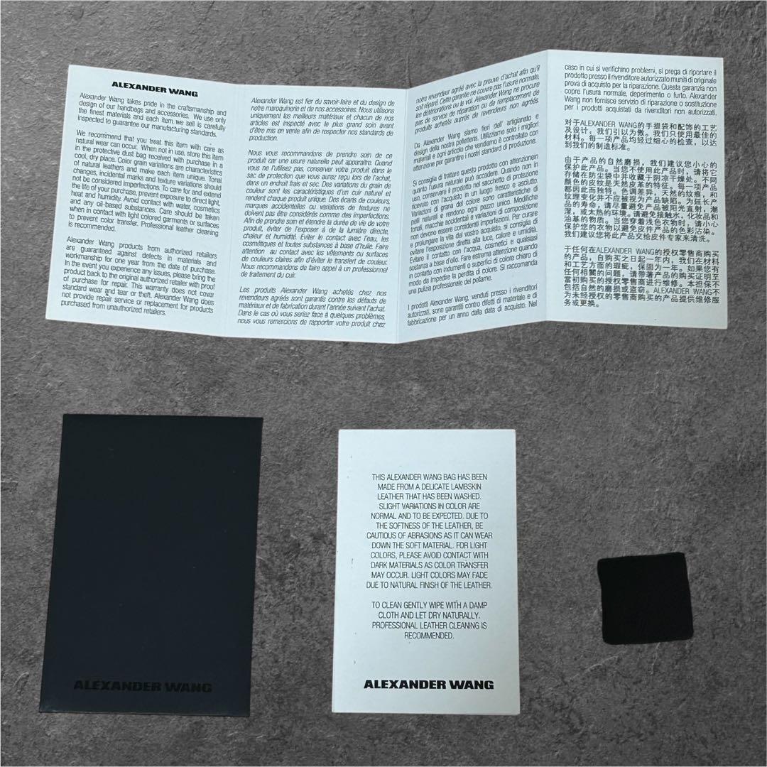 Alexander Wang zip 3way bag leather バッグ